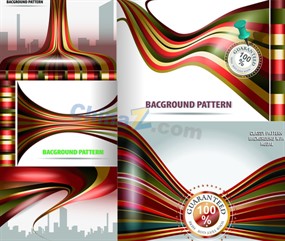 绚丽色卡矢量素材下载